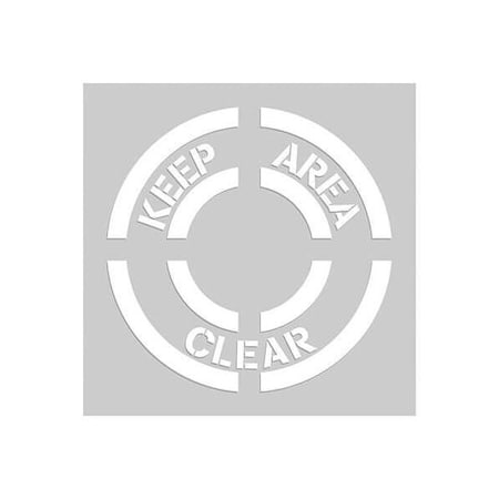 Accuform Floor Marking Stencil PMS211